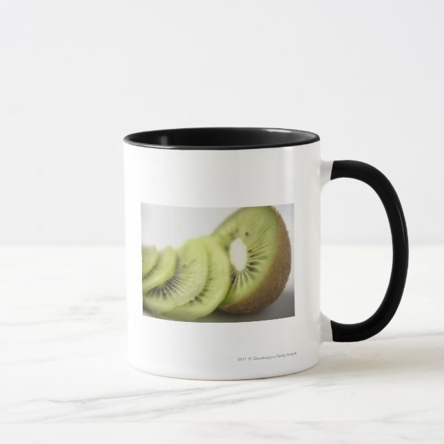 Närbild av kiwiskivor mugg (Höger)