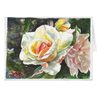 Närbild av ro hälsningskort