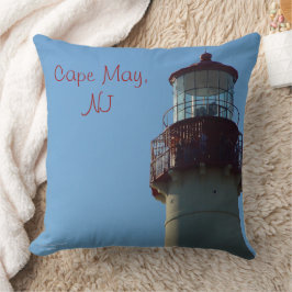 Närbild fyr Cape May, NJ Kudde