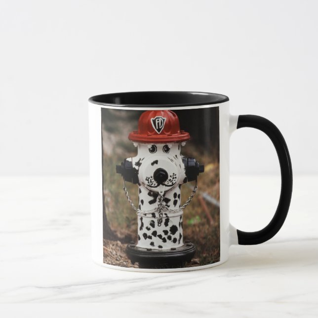Närbild på brandpost mugg (Höger)