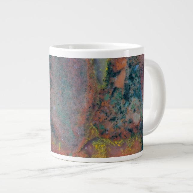 Närbild på en Christmas Jasper Jumbo Mugg (Framsida höger)