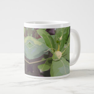 Närbild på mandelträd jumbo mugg