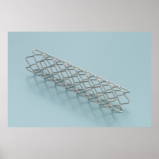 Närbild på medicinsk stent poster (Framsidan)