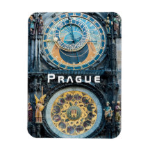 Närbild på Prag astronomiska klocka - Tjeckien