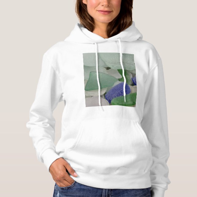 Närbild på strandglas, Alaska Tee (Framsida)