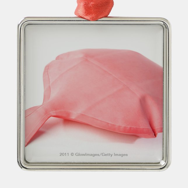 Närbilden av en whoopee dämpar julgransprydnad metall (Framsidan)