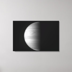 Närbilden beskådar av planet Jupiter Canvastryck