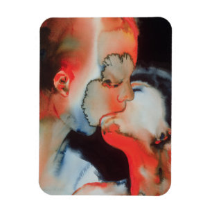 Närbildkyss 1988 magnet