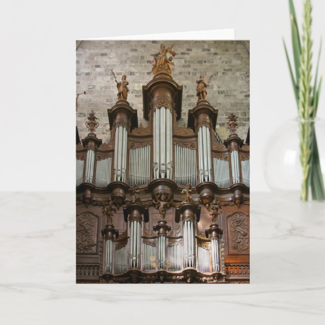 Narbonne Cathedral organ Kort (Framsida)