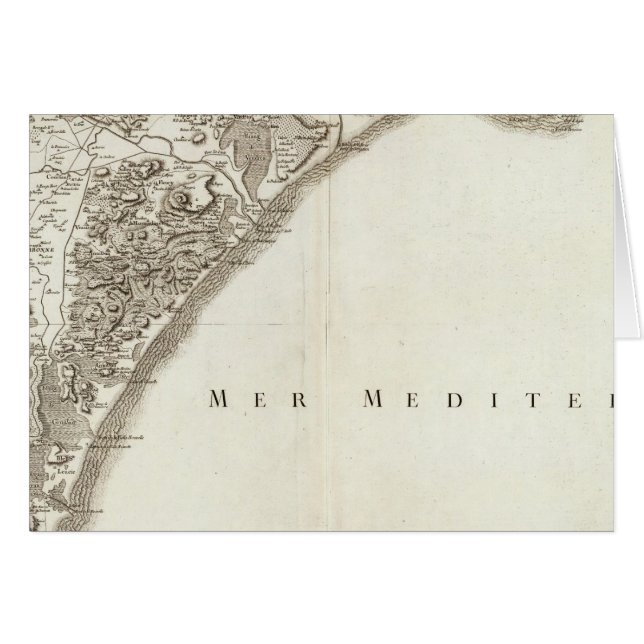 Narbonne Hälsningskort (Framsidan Horizontal)