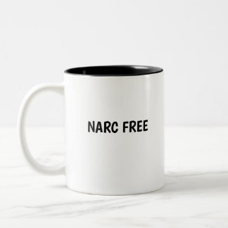 NARC GRATIS självtillit läkning trauma Två-Tonad Mugg