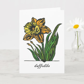 Narciss Greeting Card Kort