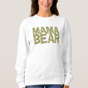 Narciss mamma björn Blommig och vild T Shirt