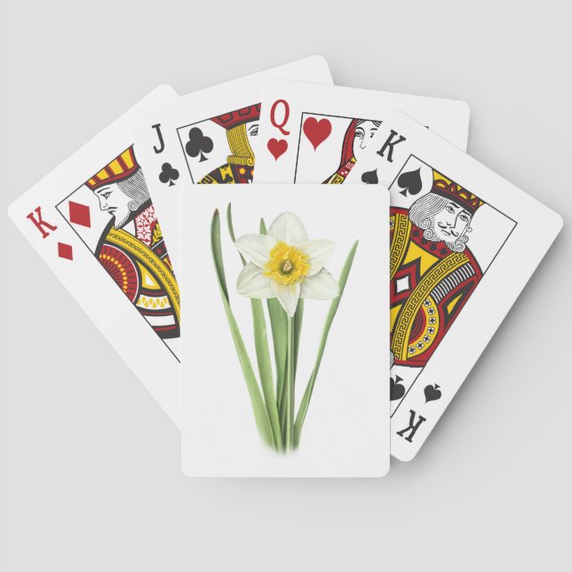 Narcissblomma Casinokort (Baksidan)