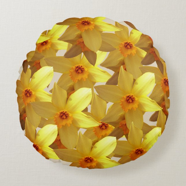 Narcisser blommar kudde (Framsidan)