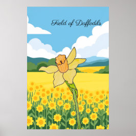 Narcissfält Poster