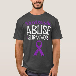 Narcissiskt missbruk Survivor Ribbon Mental Health T Shirt