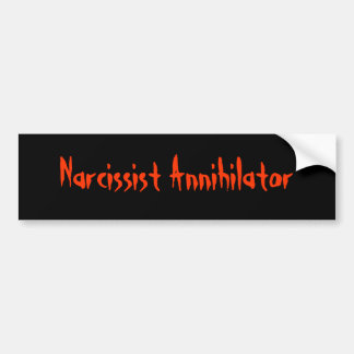 Narcissist Annihilator Bildekal