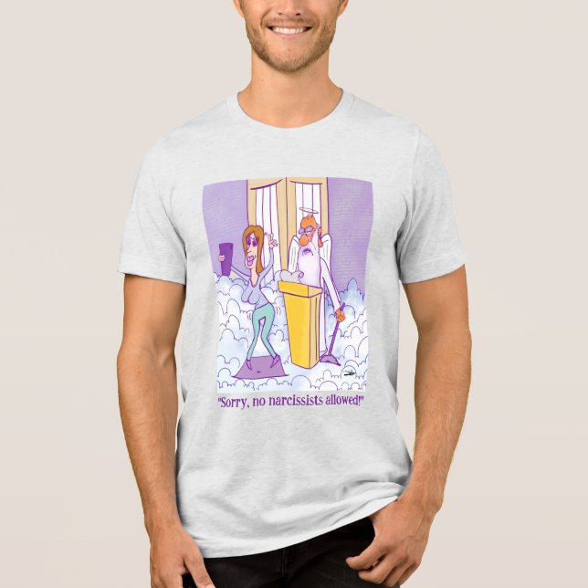 Narcissist ej tillåten t shirt (Framsida)