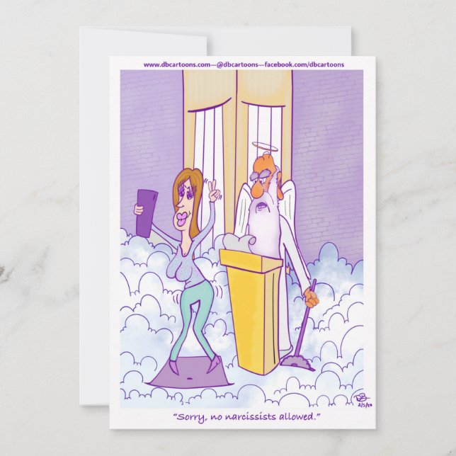 Narcissist Flat Card (Framsida)