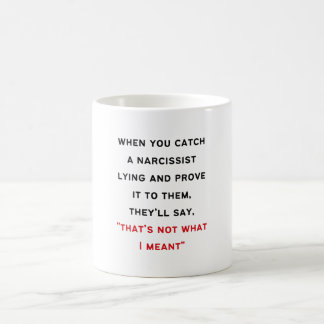 Narcissist Gaslight Kaffemugg