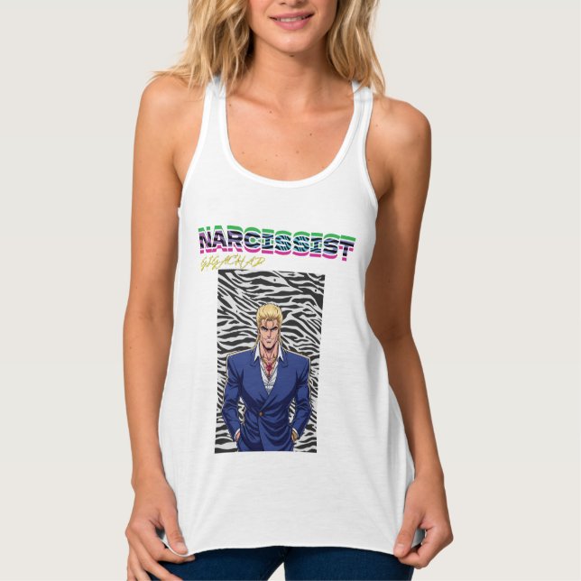 Narcissist Gigachad Linne Med Racerback (Framsida)