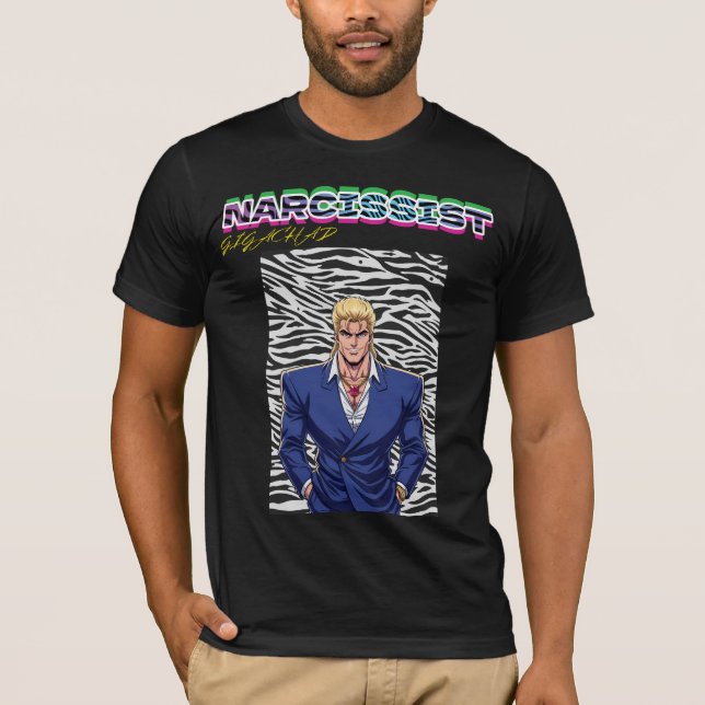 Narcissist Gigachad T Shirt (Framsida)