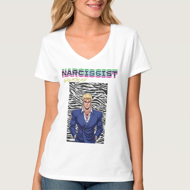 Narcissist Gigachad T Shirt (Framsida)