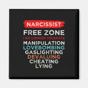 Narcissist Narcissistic Free Zon Awareness Magnet