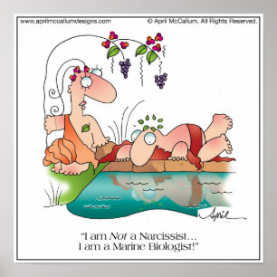 NARCISSIST Print by April McCallum Poster
