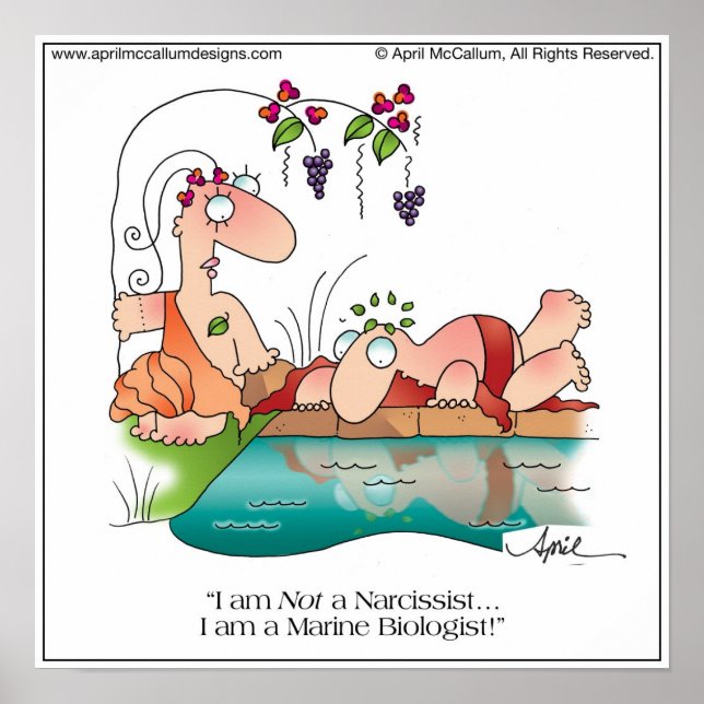 NARCISSIST Print by April McCallum Poster (Framsidan)
