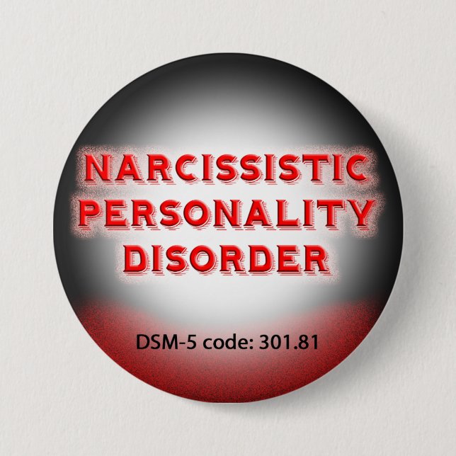 Narcissistic personlighetsoordning DSM-5 knäppas Knapp (Framsida)