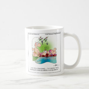 NARCISSISTKVINNAmugg vid April McCallum Kaffemugg