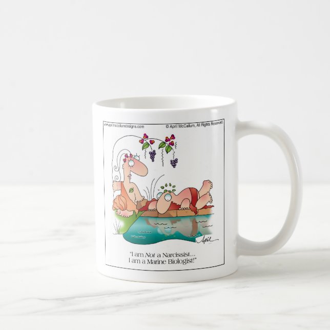 NARCISSISTmugg vid April McCallum Kaffemugg (Höger)