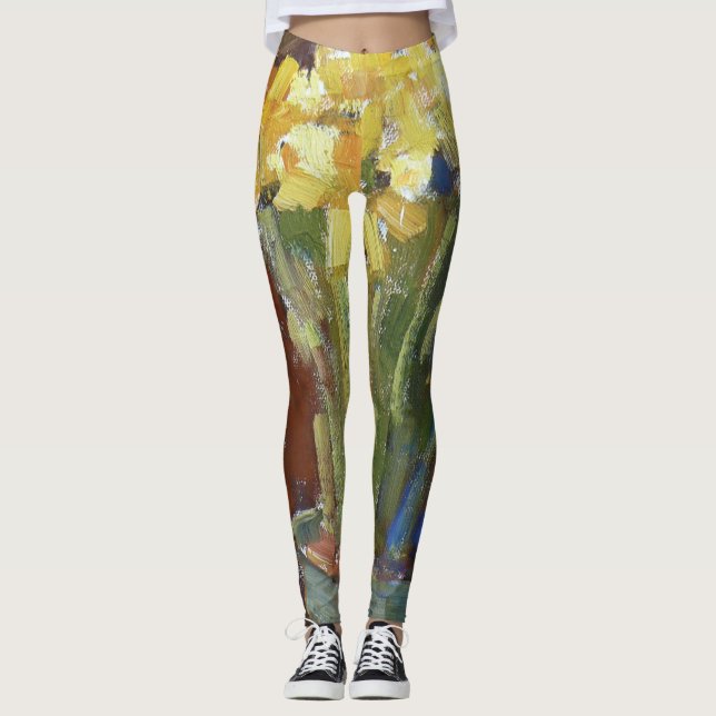 Narcisslegginningar Leggings (Framsida)