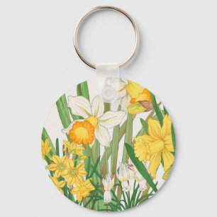 Narcissmålning i träsnitt, Tanigami Kônan, 1917 Nyckelring