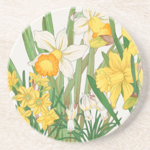 Narcissmålning i träsnitt, Tanigami Kônan, 1917 Underlägg
