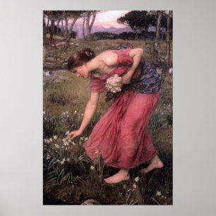 Narcissus av John William Waterhouse - 1912 Poster