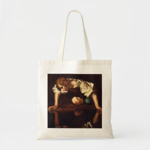 Narcissus av Michelangelo Merisi da Caravaggio Tygkasse
