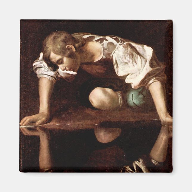 Narcissus, Caravaggio Magnet (Framsidan)