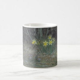 Narcissus Flowers and Violets (av Millet) Kaffemugg