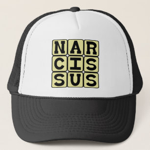 Narcissus, grekisk mytfigur truckerkeps