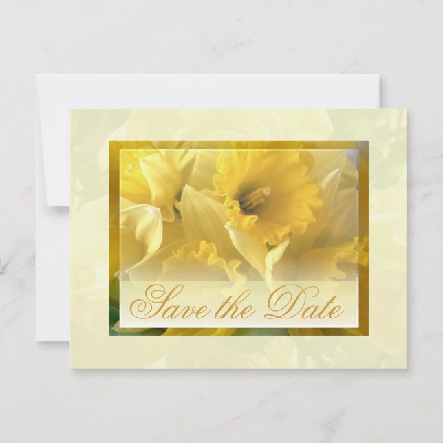 Narcissus-meddelanden Inbjudningar (Framsida)