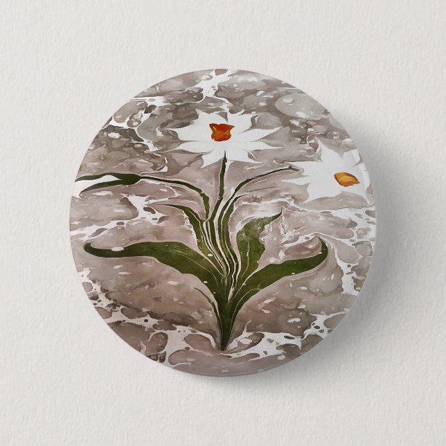 Narcissus på marble knapp (Framsida)