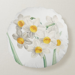Narcissus, Pierre-Joseph Redouté, 1805 Rund Kudde