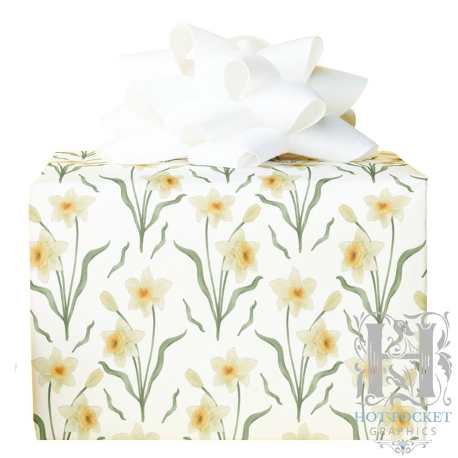 Narcissus Wrapping Papper Presentpapper (Skapare uppladdad)