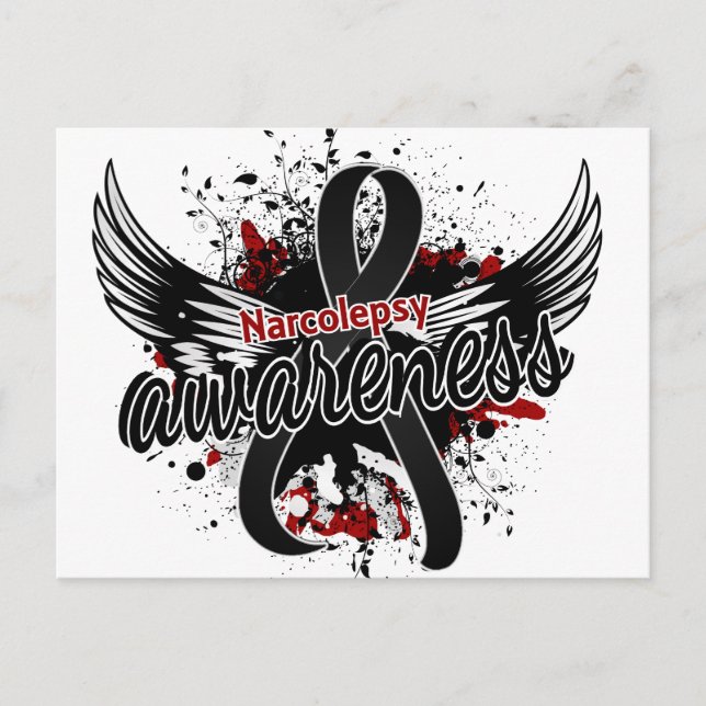 Narcolepsy Awareness 16 Vykort (Framsida)