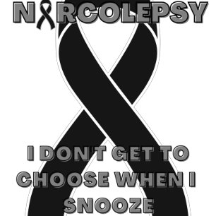 Narcolepsy Awareness Ribbon Kudde