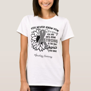 Narcolepsy Awareness Ribbon Support Gifts T Shirt