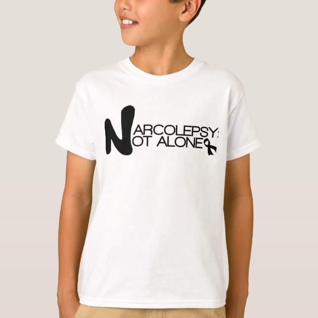 NARCOLEPSY: INTE ALONE™-klassikern lurar T-tröja Tee Shirt (Framsida)